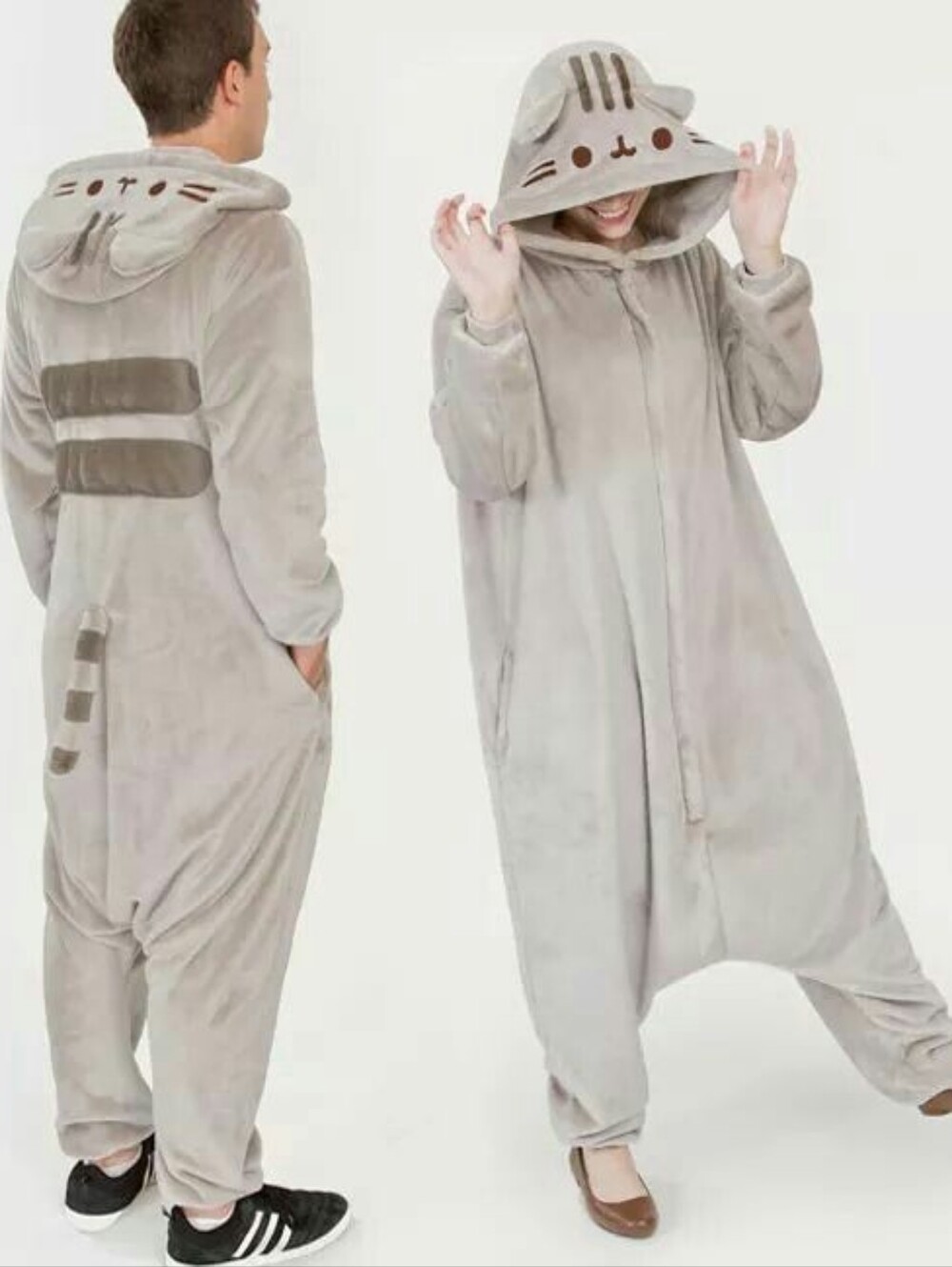 EUC Pusheen Fleece Onesie / Kigurumi